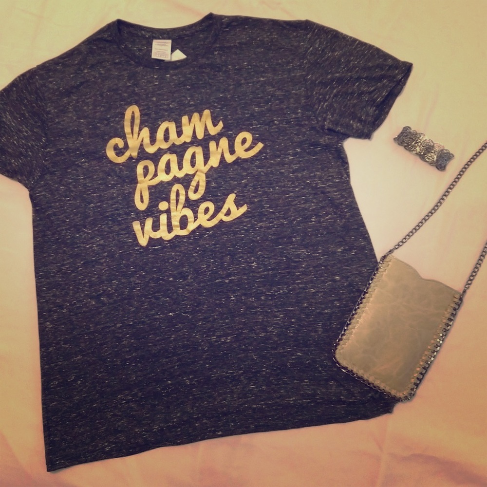 “Champagne Vibes” Super Soft Tee